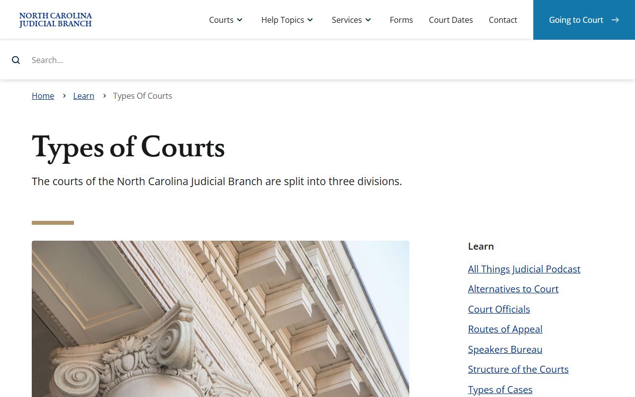 Scotland County court dockets North Carolina court types