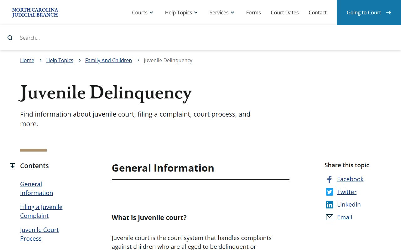 Scotland County criminal court records juvenile delinquency confidentiality