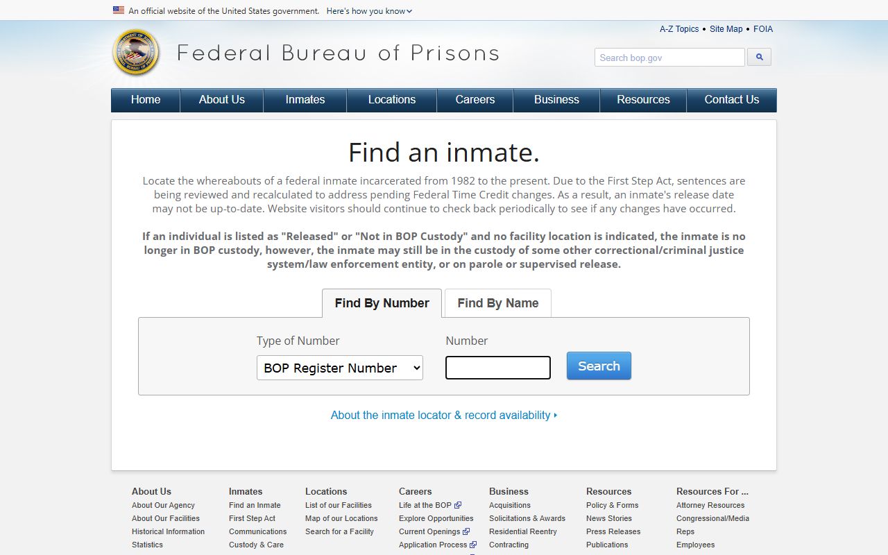 Scotland County district court federal Bureau of Prisons distinction