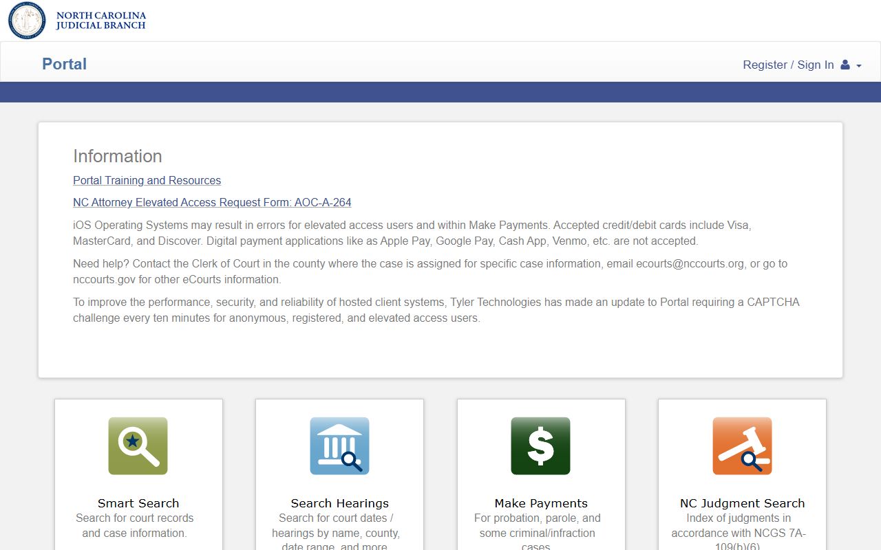 Scotland County court records North Carolina eCourts Portal source