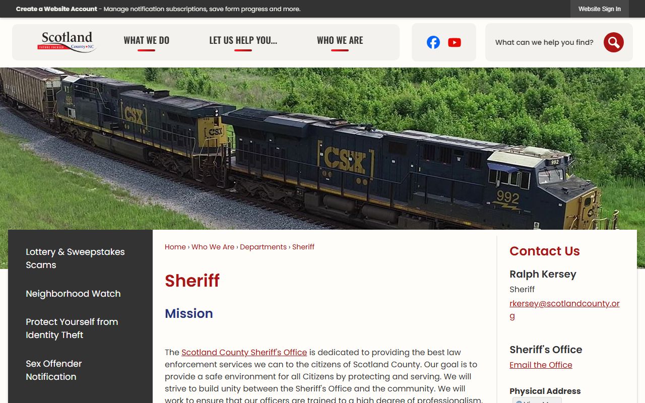 Scotland County court records sheriff office source